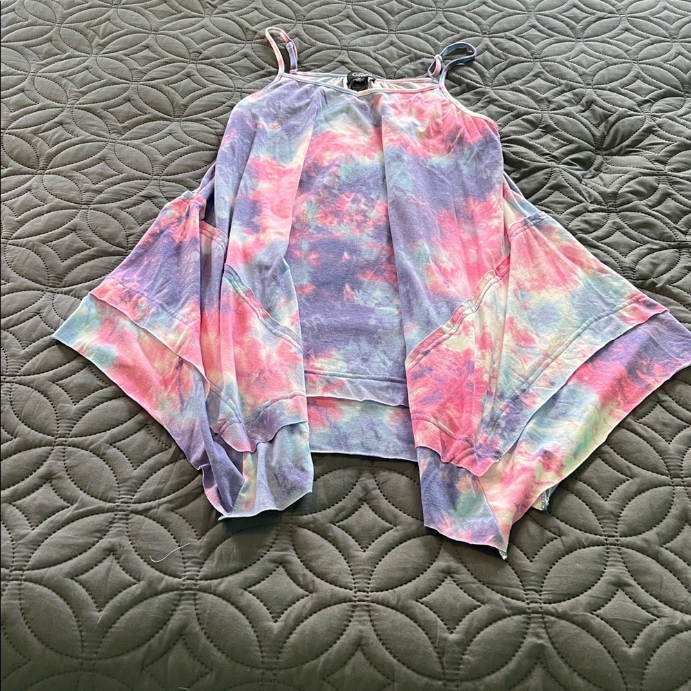 Tie Dye sundress/ beach cover up new